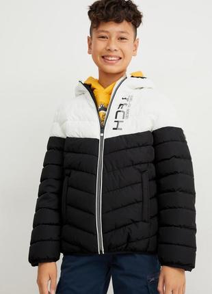 Демисезонная куртка для мальчика подростка c&amp;a размер 146, 152, 158, 164, 1702 фото