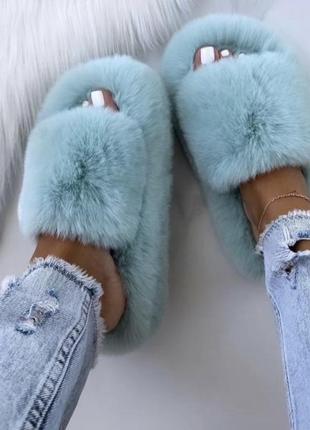 Крутые пушистые тапочки6 фото
