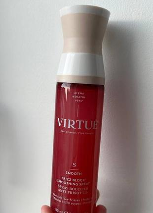 Разглаживающий спрей против завивки волос virtue frizz block smoothing spray 150ml4 фото