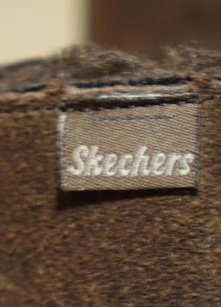 Гарні коричневі замшеві чоботи — уги skechers australia сша 39 р. (26 см.)3 фото