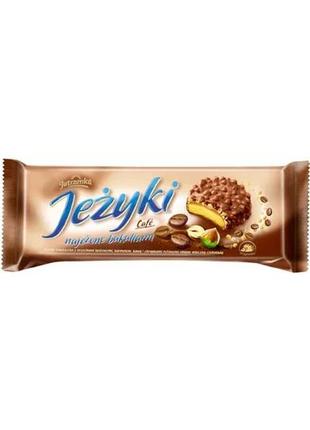 Печиво хрусткі в шоколаді з кавовою начинкою jezyki cafe goplana, 140 г