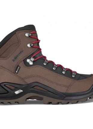 Lowa renegade gtx mid 310945 4740 mahogany red чоловічі похідні черевики, 44 розмір, нові!!! (uk - 9.5)