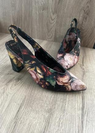 Эксклюзивные туфли в цветочный принт 🌸7 фото
