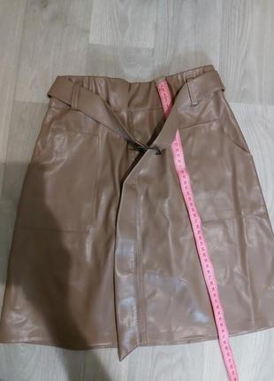 Юбка эко кожа очень красивая