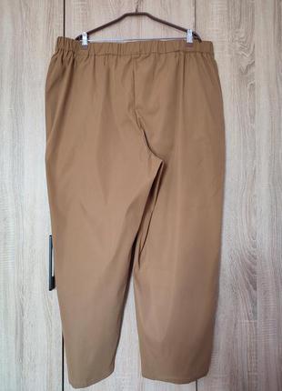 Гарненькі світло коричневі брюки штани розмір 56-58-604 фото