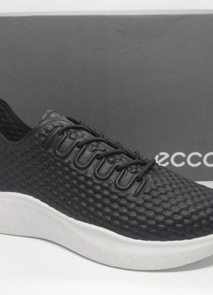 Кожаные кроссовки ecco оригинал