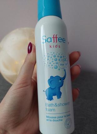 Пенка для купания детская saffee kids bath &amp; shower foam