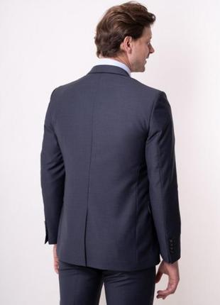 Чоловічий сірий vdone піджак із однією шліцею xl/xxl2 фото