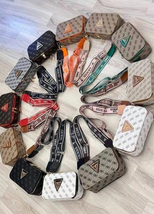Жіноча брендова сумка guess / модная женская сумка guess гесс  / купити жіночі сумки