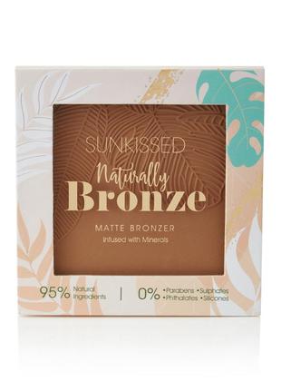 Британия 🇬🇧 минеральный матовый бронзер бронзатор sunkissed naturally bronze10 фото