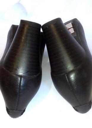 👠👠👠 стильные кожаные туфли на каблуке от 5th avenue, р.36 код t36478 фото