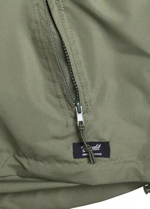 Тактична куртка з блискавкою на флісі олива (німеччина) s5 фото