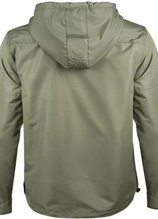 Тактична куртка з блискавкою на флісі олива (німеччина) s2 фото