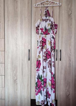 Оригинальный длинный сарафан платье платье платья размер 52-54-563 фото