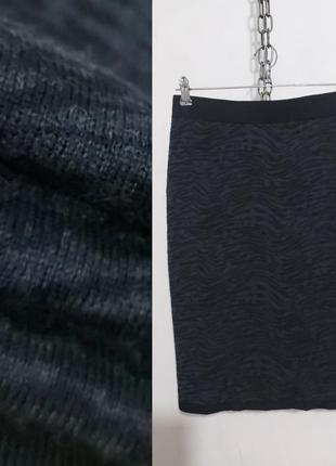 Вязаная шерстяная юбка 100%-шерсть jigsaw1 фото