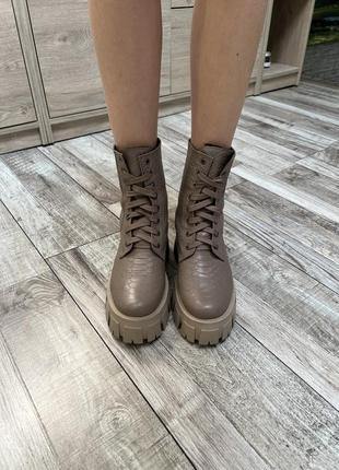 Сапоги из натуральной кожи