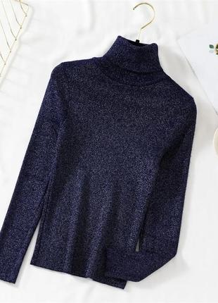 Водолазка базова з люрексом