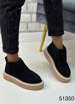 Натуральная кожа замша все размеры ботинки