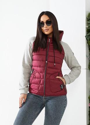 Куртка женская демисезон акомбиноана арт. 1011 бордова
в наличии

код: 1011

опт и розничка
1 250 ₴1 фото