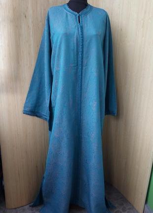 Марокканский кафтан / длинное платье в этно стиле
