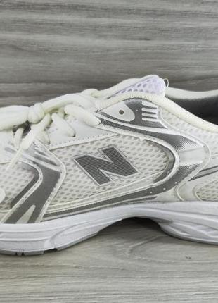 Мужские спортивные кроссовки 42 размер ( 26,5 см ) белые модные легкие кроссовки сетка дышащие текстиль4 фото