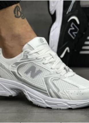 Мужские спортивные кроссовки 42 размер ( 26,5 см ) белые модные легкие кроссовки сетка дышащие текстиль1 фото