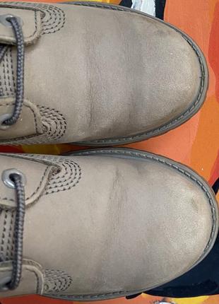 Timberland ботинки 35 размер кожаные серые оригинал4 фото