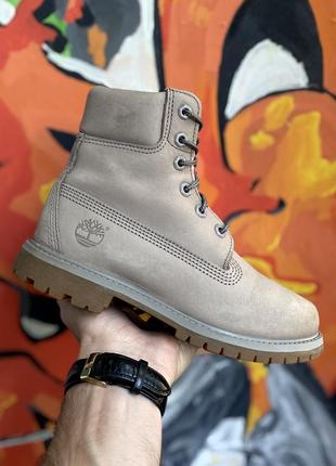 Timberland ботинки 35 размер кожаные серые оригинал1 фото