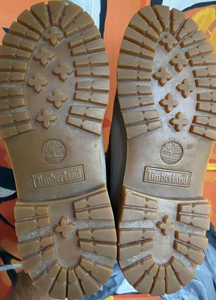 Timberland ботинки 35 размер кожаные серые оригинал7 фото