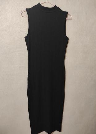 Плаття трикотаж в рубчик