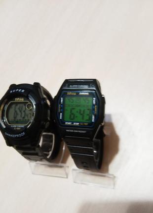 Часы резиновый браслет