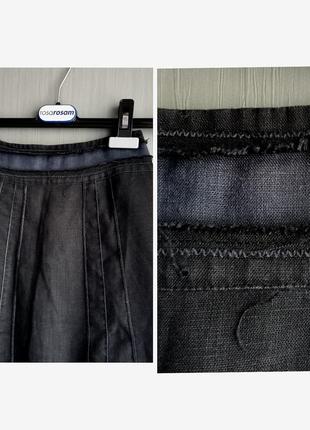 Юбка moschino льняная юбка миди moschino jeans6 фото