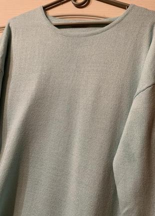 Кофта свитер мятного цвета 52-56 (21)3 фото