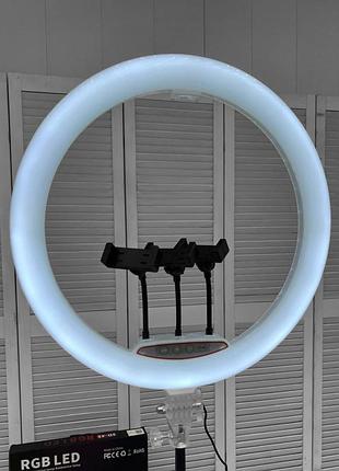 Кольцевая селфи светодиодная лампа 10" (26см)