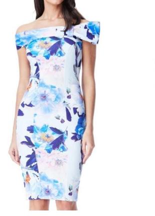 Платье в цветочный принт dorothy perkins