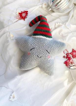 Подушка игрушка,звездочка, подушка детская, подушка в детскую кроватку