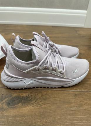 Жіноча кросівки puma pacer future allure lavender fog-puma silver оригінал3 фото