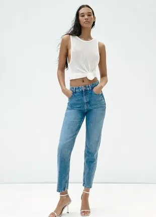 Джинси mom jeans zara