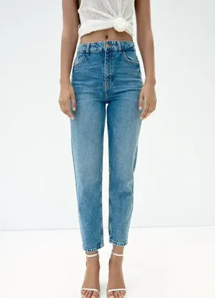 Джинси mom jeans zara2 фото