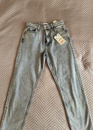 Джинси mom jeans zara6 фото