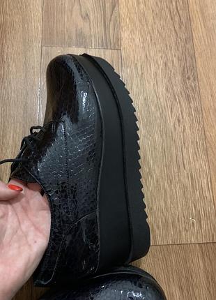 Оксфорды женские туфли ботинки evromoda туфли на танкетке