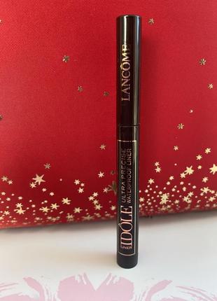 Водостійка підводка для очей lancome lash idole waterproof liner 01 glossy black