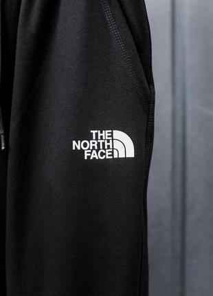 Осенний чёрный спортивный костюм комплект the north face с капюшоном чорний спортивний костюм the north face2 фото