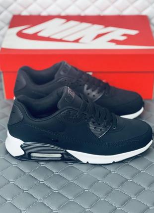 Мужские осенние кроссовки nike air max 90 nubuk кроссовки мужские найк 90