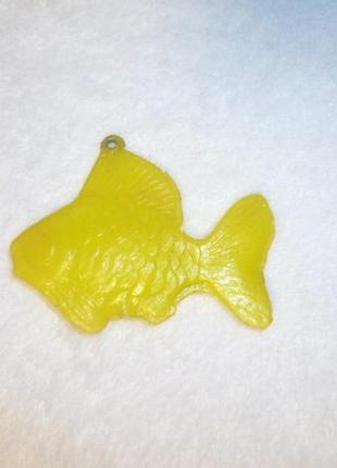 Рибка пластмасова новорічна ялинкова іграшка зі старту радянська2 фото