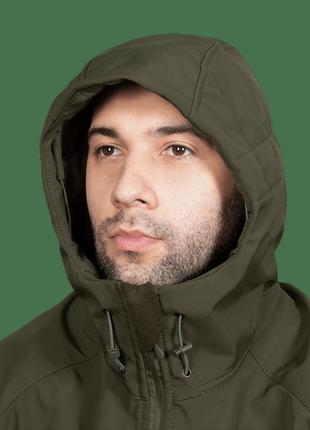 Куртка тактична військова stalker softshell олива4 фото