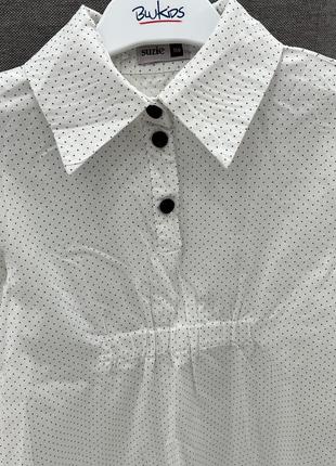 Блуза, котонова сорочка на дівчинку2 фото