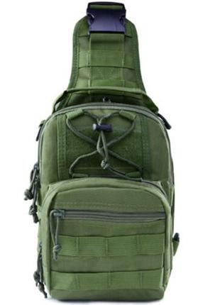 Сумка тактическая через плечо smartex 3p tactical 10 st-050 army green