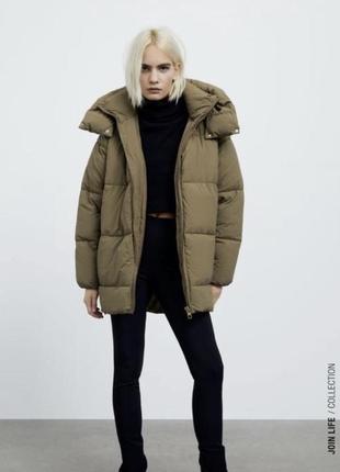Куртка зимняя zara m