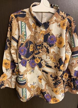 Блуза нарядная рубашка р. 98-104 river island mini